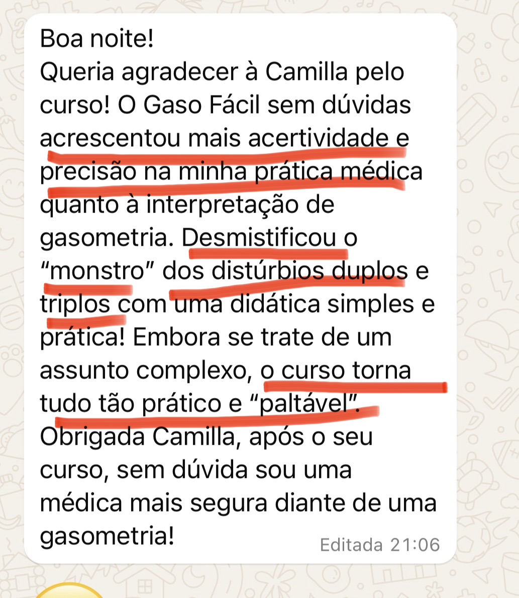 Depoimento de médica: 'O Gaso Fácil acrescentou acertividade e precisão na minha prática médica.'